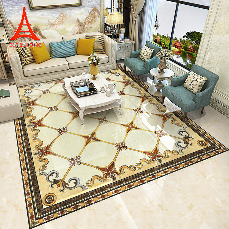 Eiffel Sitting Room Inside 16x16 glazed ceramic floor tile anti slip usa floor carpet toprak tiles for dinner room