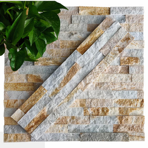 Wholesale Price Natural Slate Culture Thin Stone Veneer Panels Wall Stone For External Exterior Outdoor Wall Cladding