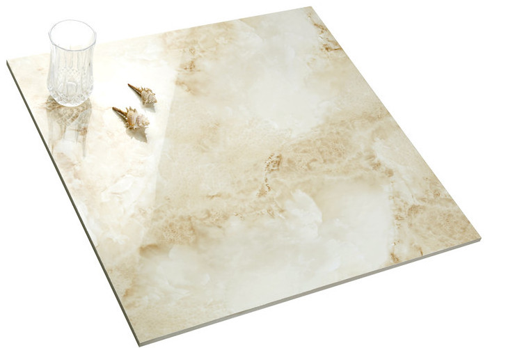 Wholesale Price 60x60 80x80 Beige Jade Marble Look Porcelain Ceramic Flooring Tiles for Living Room