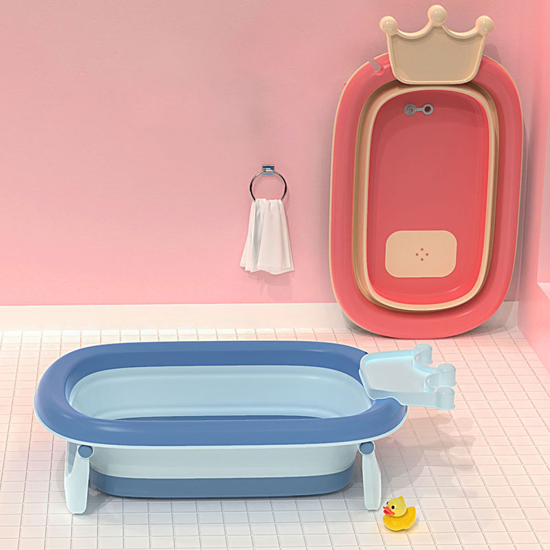 Portable Bathtub for babys Foldable silicon SPA Soaking Standing Bath Tub for Shower Collapsible bath tub