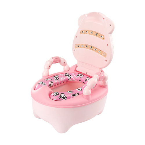 Wholesale Foldable Portable Baby Potty Training Seat With Step Stool Ladder Cushioned Baby Potty Children Toilet