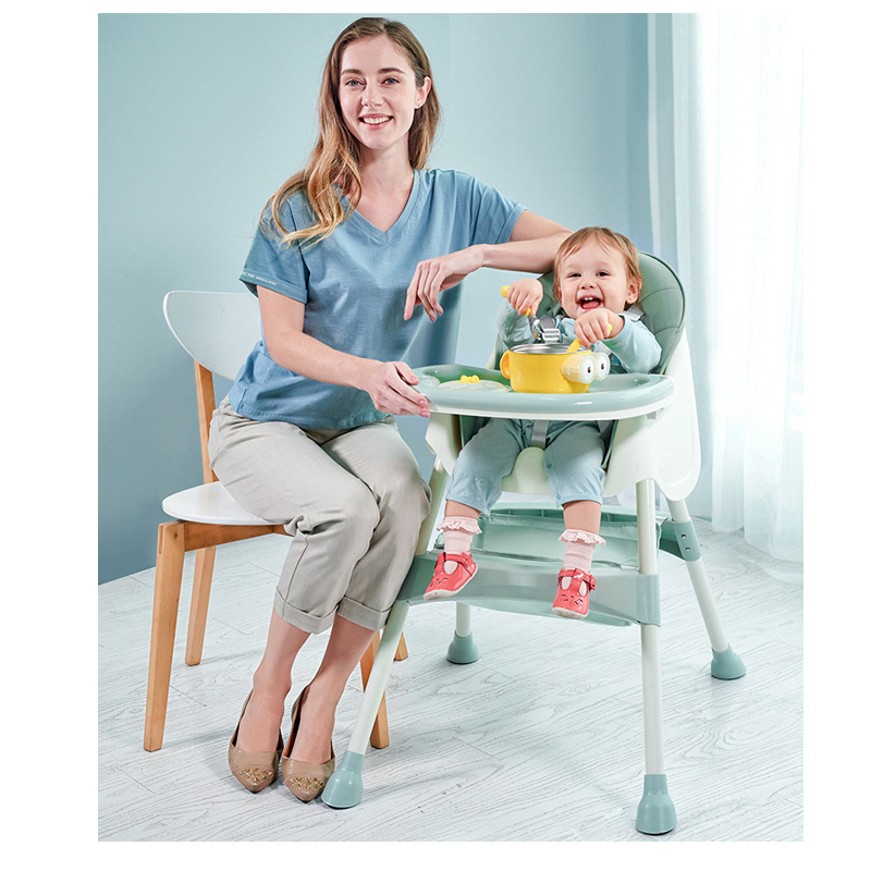 China manufacture supplier OEM Cheap Baby feeding high chair plastic portable baby high chair for kids chairs eating seat adjust