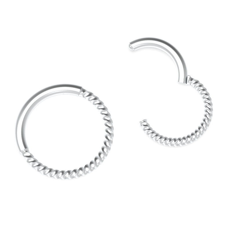 Wholesale 316L Stainless Steel Nose Ring Earring Fashion Jewelry Piercing Jewelry Circle Thread Nose Rings Body Piercing