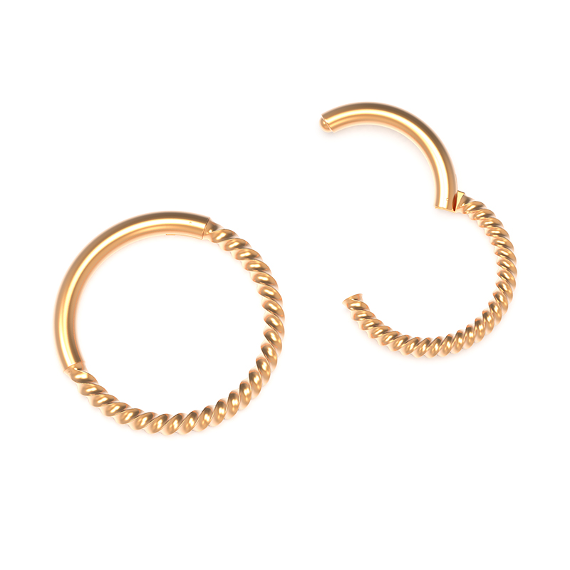 Wholesale 316L Stainless Steel Nose Ring Earring Fashion Jewelry Piercing Jewelry Circle Thread Nose Rings Body Piercing