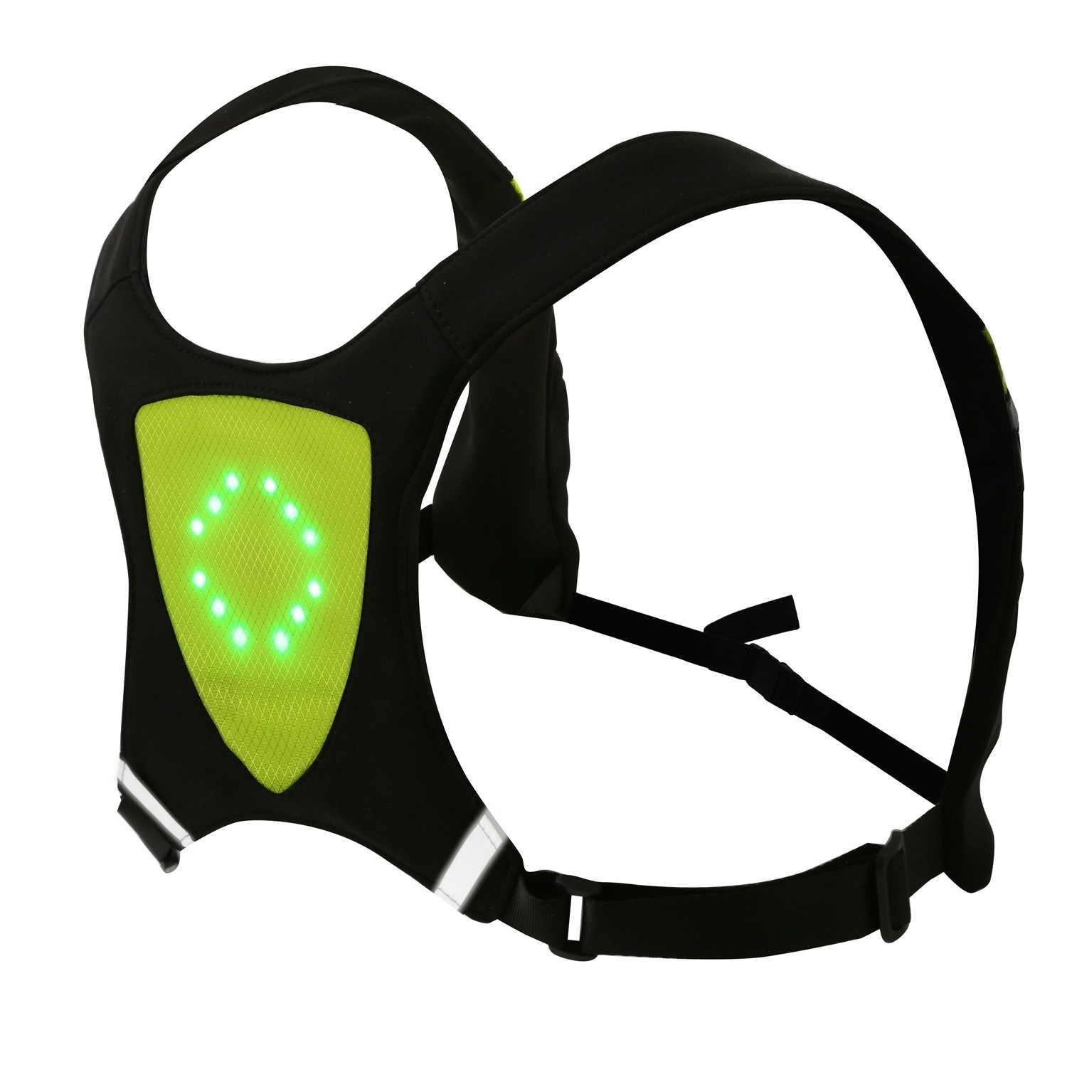 Night Running Cycling Safety Warning Wireless luminous LED Bicycle Turn Signal Vest