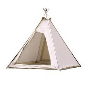 High quality waterproof wooden frame outdoor canvas teepee tent tipi tent camping camptown tent