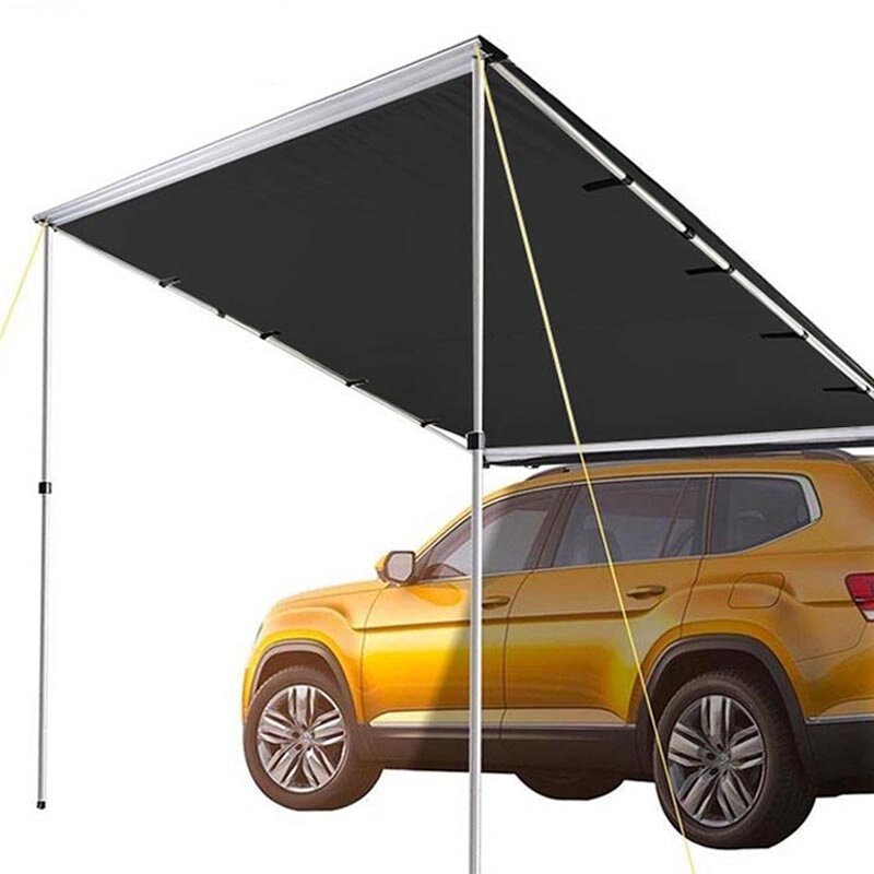 Easy install sunproof UV protection roof car 180 degree camper van side awning