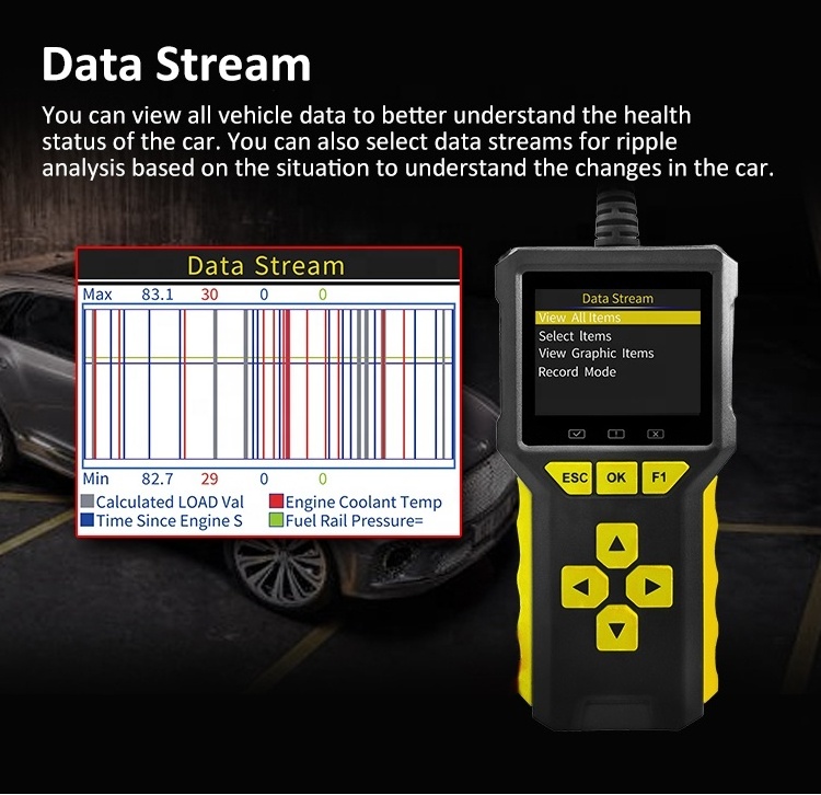 Auto Tool BT80 OBD2/EOBD Diagnostic Tools Automotive Battery Tester for Car Battery Testing