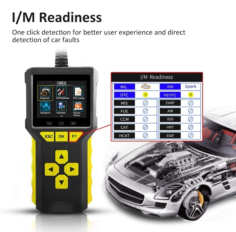 Auto Tool BT80 OBD2/EOBD Diagnostic Tools Automotive Battery Tester for Car Battery Testing