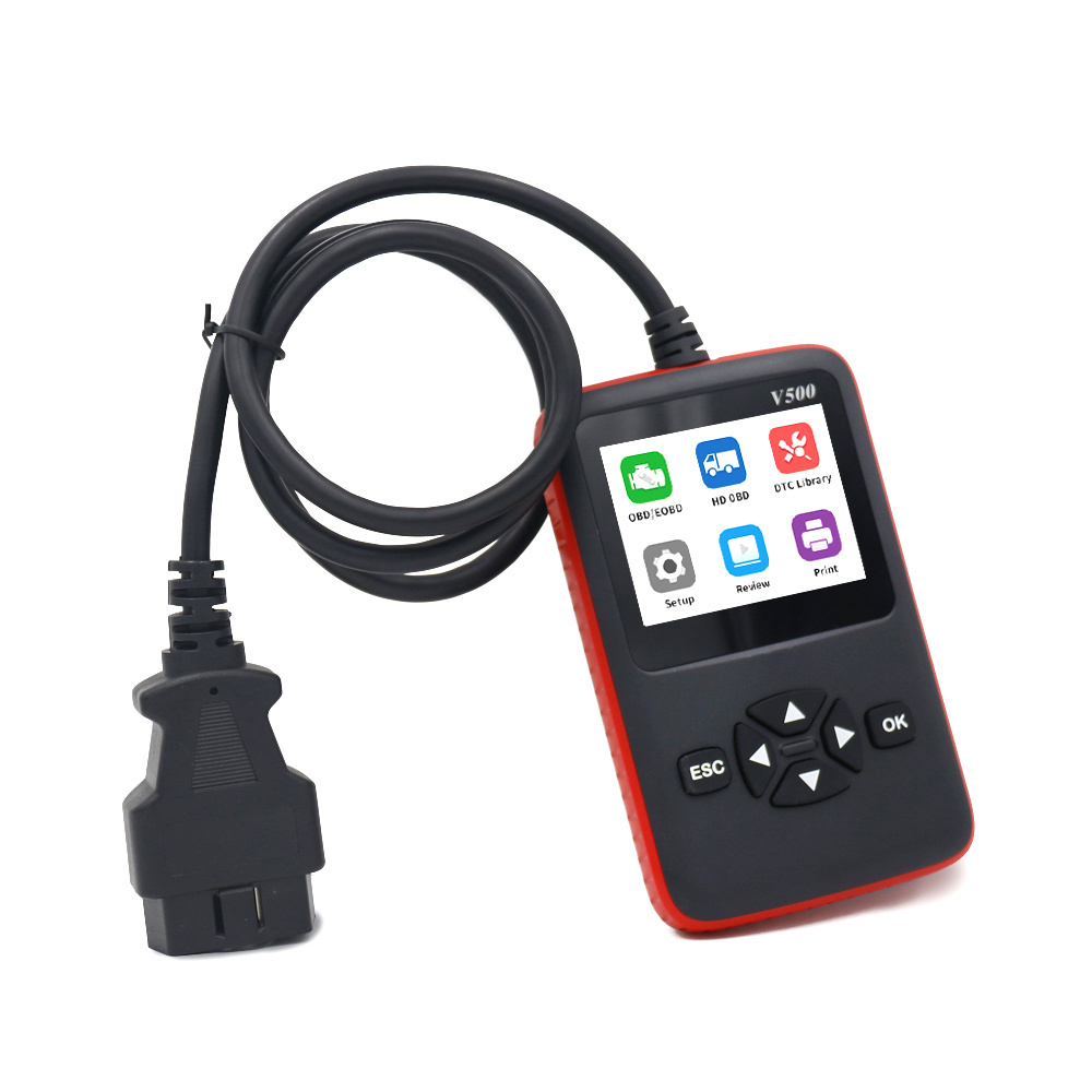 2023 Car Diagnostic Tool  V500 Engine Analyzer Support 12 Protocol Smart Cool Item FCC CE RoHS