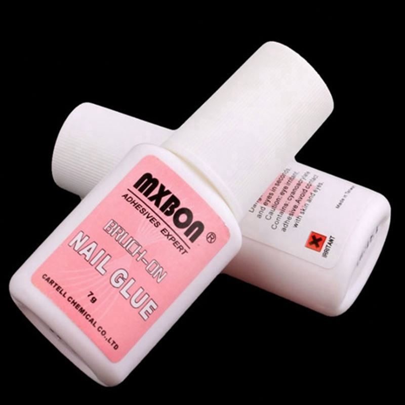 7ml Liquid Brush-On Nail Glue Quick Dry and Long Lasting for Decoration and Nail Tips