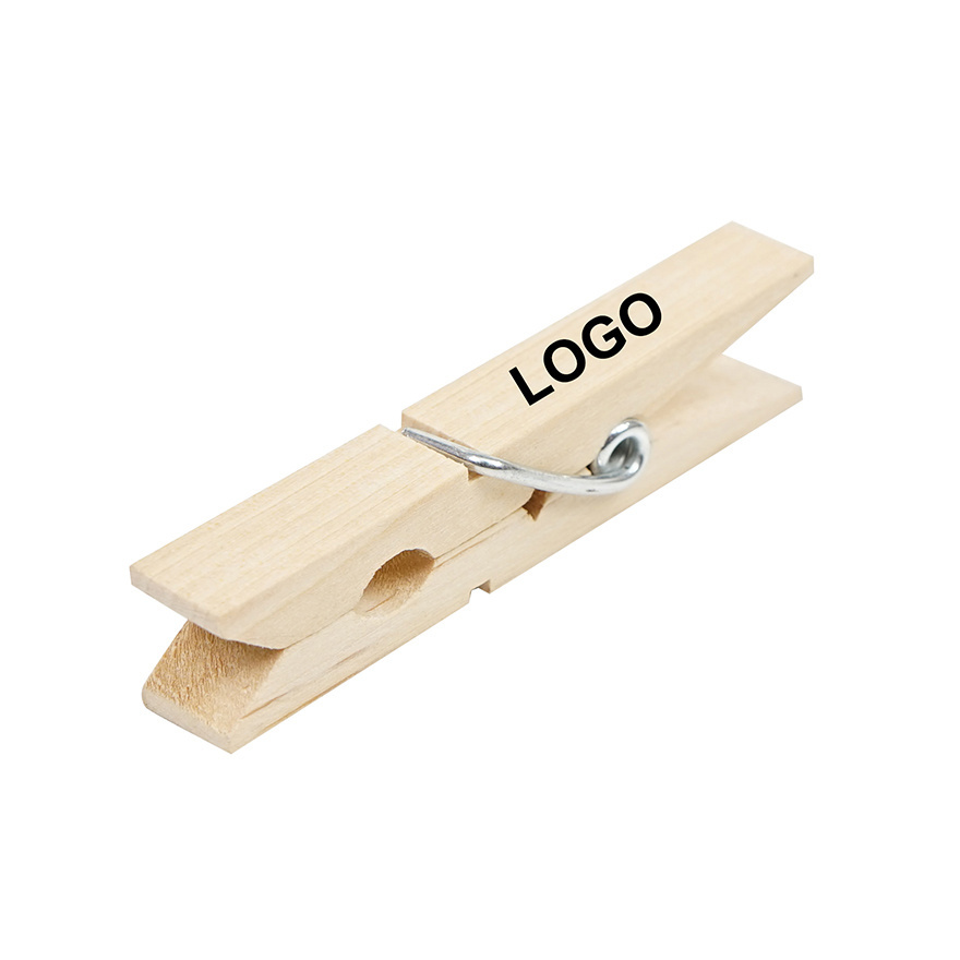 7.2cm Birch Wooden Peg Natural Clothes Drying Wooden Clothespins Photo Pegs Wooden Clips Hardwood Clothes Pegs