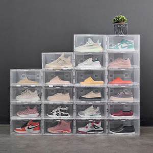 Shoes Boxes Thickened Moisture-proof and Dust-proof Simplicity Storage Box Transparent Plastic Storage Boxes