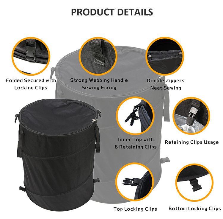 Large Capacity Garden Bags Heavy Duty Yard Weeds Grass Container Light Trash Garbage Waste Leaf Storage Bag