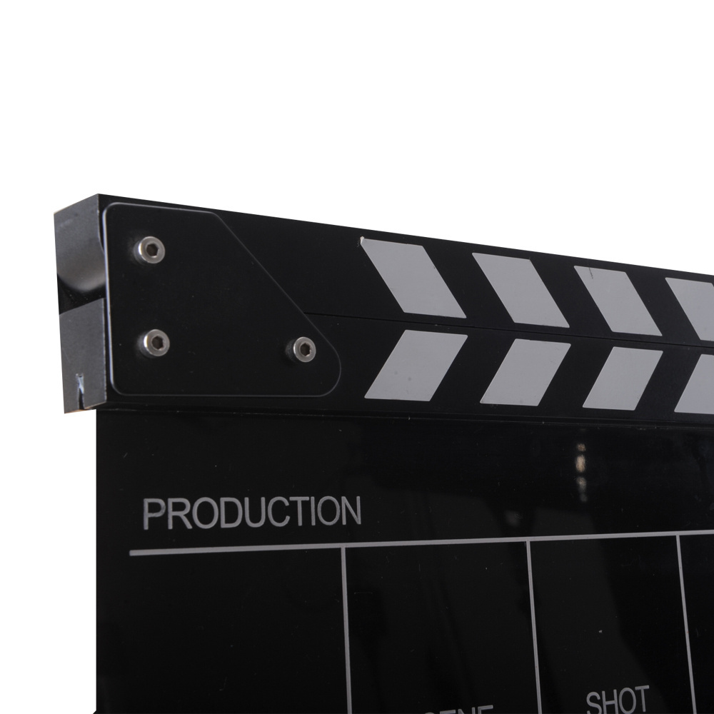 E-IMAGE ECB-01 Acrylic black colour acrylic movie photography  clapper board