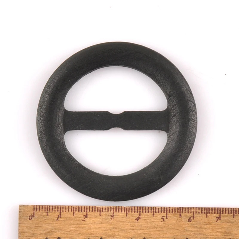 Wooden Round Ring Belt Buckle For Clothes Bag Accessories Apparel Garment Ornament Handmade DIY Accessories Windcoat Decor