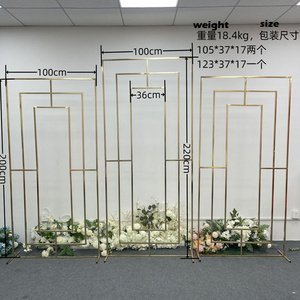 Customizable colors stainless steel arch for indian wedding backdrop