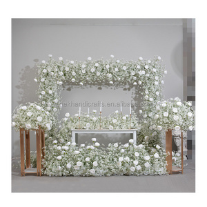 Artificial Babies Breath White Flowers Arch Runner Flower Arrangement Landscaping Wedding Decoration Artificial Flower