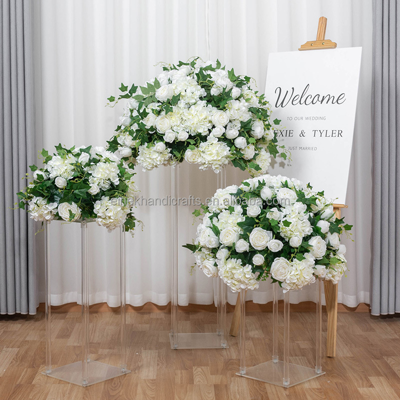 wholesale artificial flower ball for wedding centerpieces