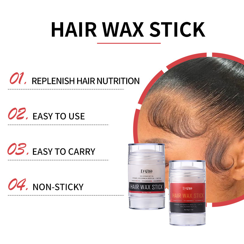 Free sample hair products edge control finishing hair wax stick private label wax stick for women