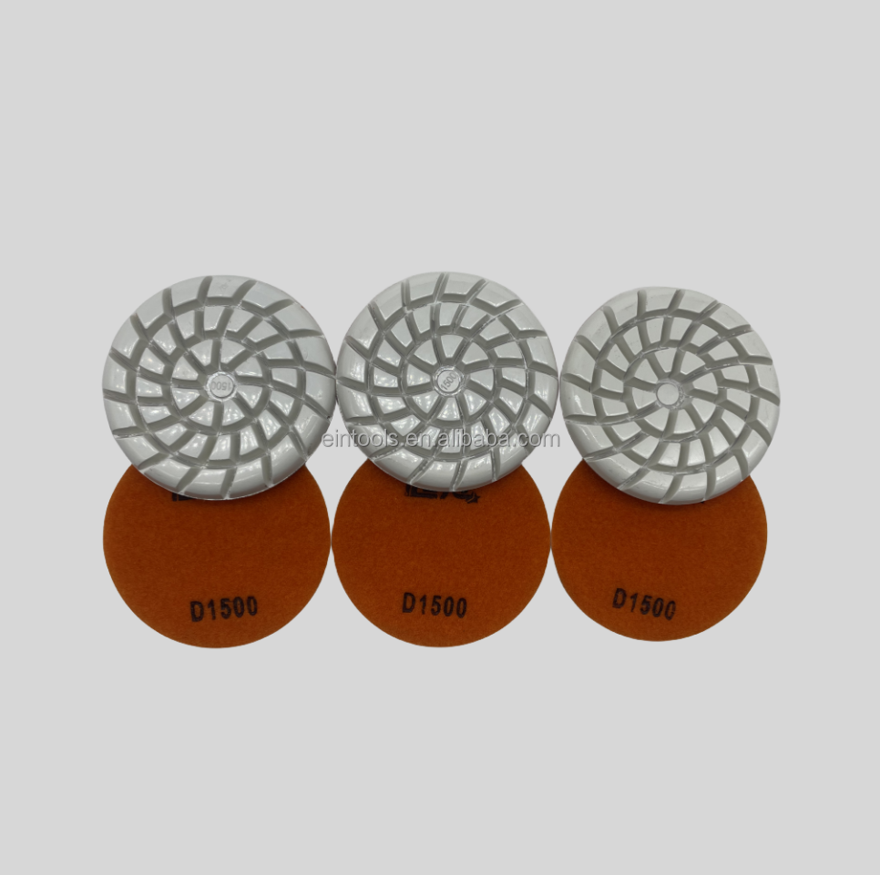 Dry Polishing Pad 3Inch 4Inch Turtle for Grinding Concrete Diamond Polishing Sanding Discs