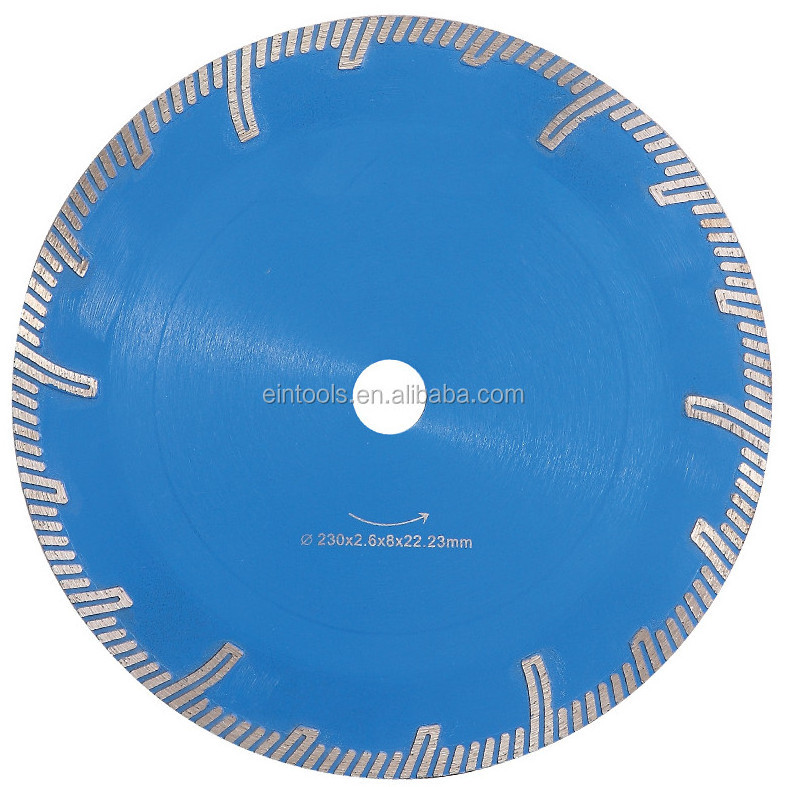 D105-230mm  Hot Press Diamond Saw Blade With Protection Tooth for Cutting Granite, Concrete,Sandstone