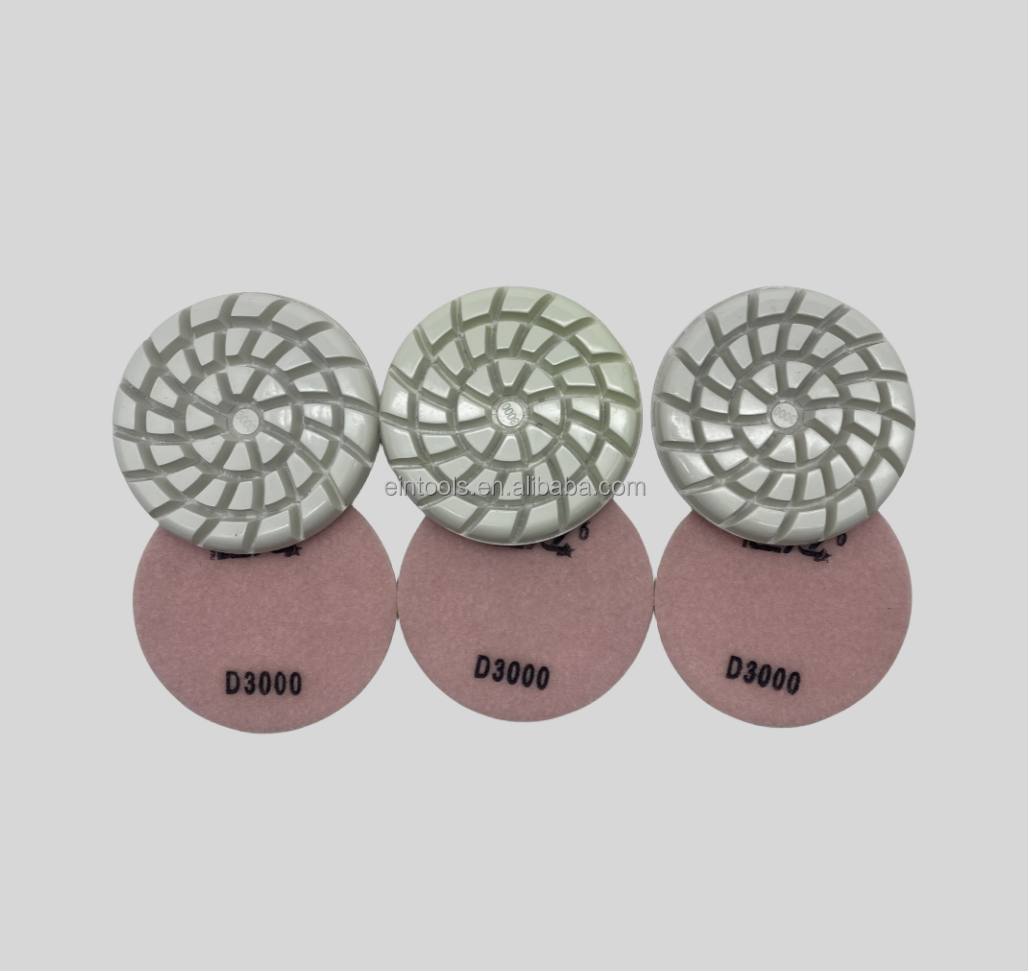 Dry Polishing Pad 3Inch 4Inch Turtle for Grinding Concrete Diamond Polishing Sanding Discs