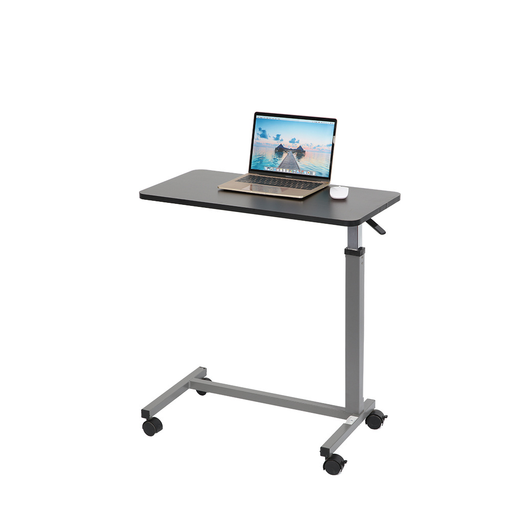 Eisdir BT1 Bed beside adjustable laptop computer lifting laptop table with wheels / Adjustable height computer desk