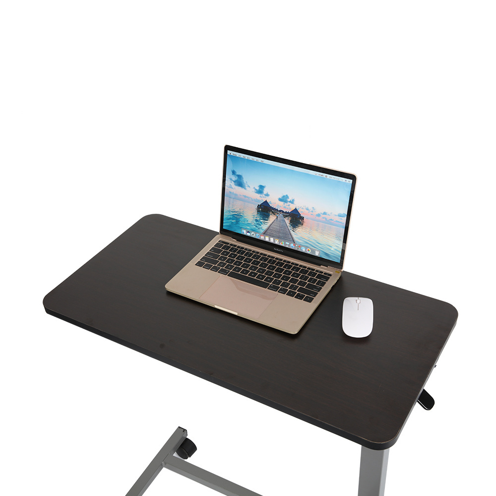 Eisdir BT1 Bed beside adjustable laptop computer lifting laptop table with wheels / Adjustable height computer desk