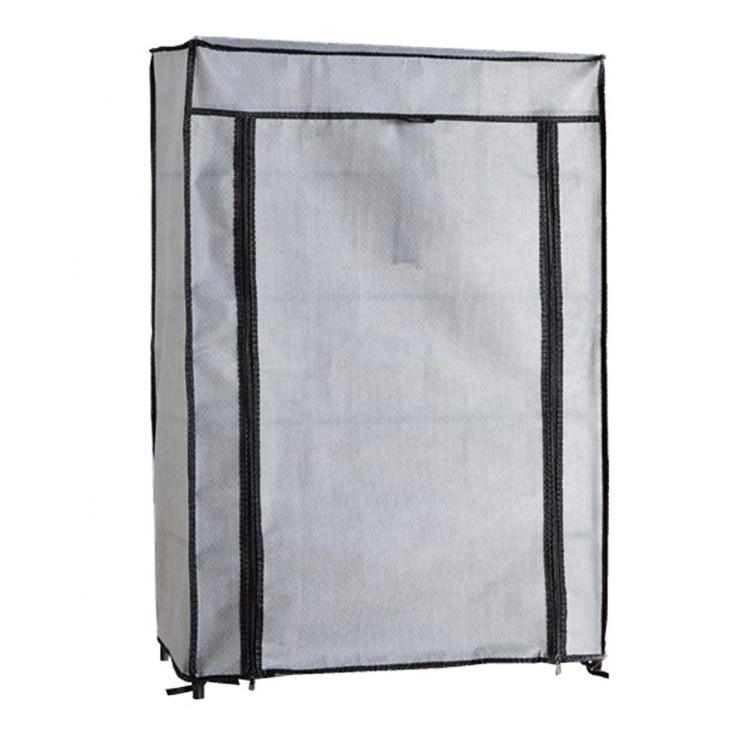 Non-woven Fabric Storage Organizer Foldable Wardrobes For Clothes Non Woven Cloth Wardrobe