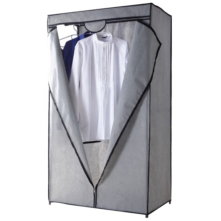 Non-woven Fabric Storage Organizer Foldable Wardrobes For Clothes Non Woven Cloth Wardrobe