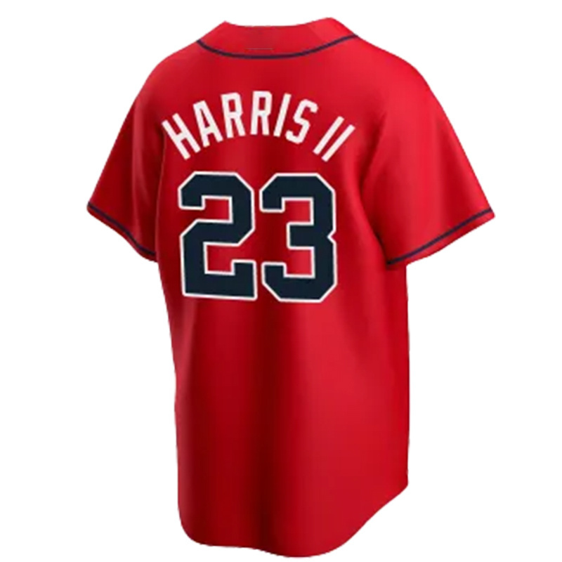 Factory Wholesale American Baseball Jersey 13 Ronald Acuna Jr. 23 Michael Harris II  Baseball Uniform Men's Sports