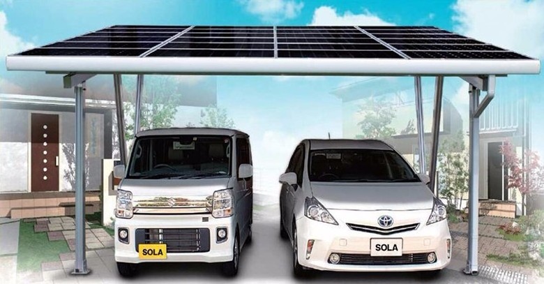 EITAI Car Parking Canopy Solar Mounting Car Shelter