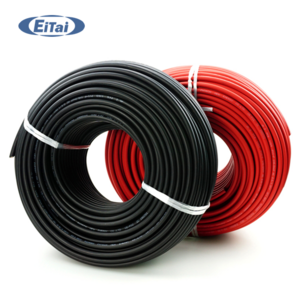 EITAI Pv1-f Solar Panel Wire Solar Cable 4mm2 Rubber Solar Cable 6mm Single Core Solar Battery Cable