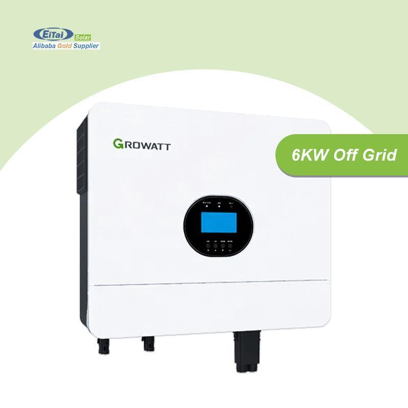 Growatt Energy Storage Solar Inverter Power Inverter Supply 6000Es Solar Pv Mppt Off Grid Inverter 48V Dc To 230V Ac