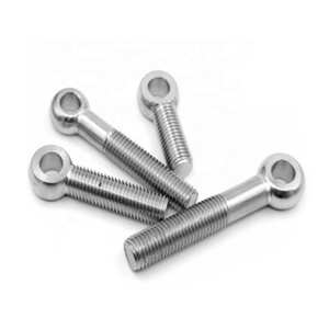 High quality lifting eye bolt stainless steel M2 M3 M4 M5 M10 M12 M24 swing fish round eye bolt and wing nut din444 din580