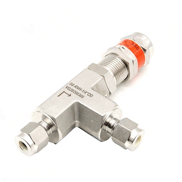 Swagelok Stainless Steel Compression Adjustable Proportioning Relief valve Pressure Proportional Ratio Relief Valve for Release