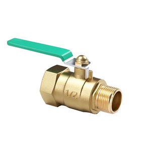 3/4 American standard brass ball valve pn16 pn25 npt bspt 2inch fitting three way lead free brass ball float valve for water gas