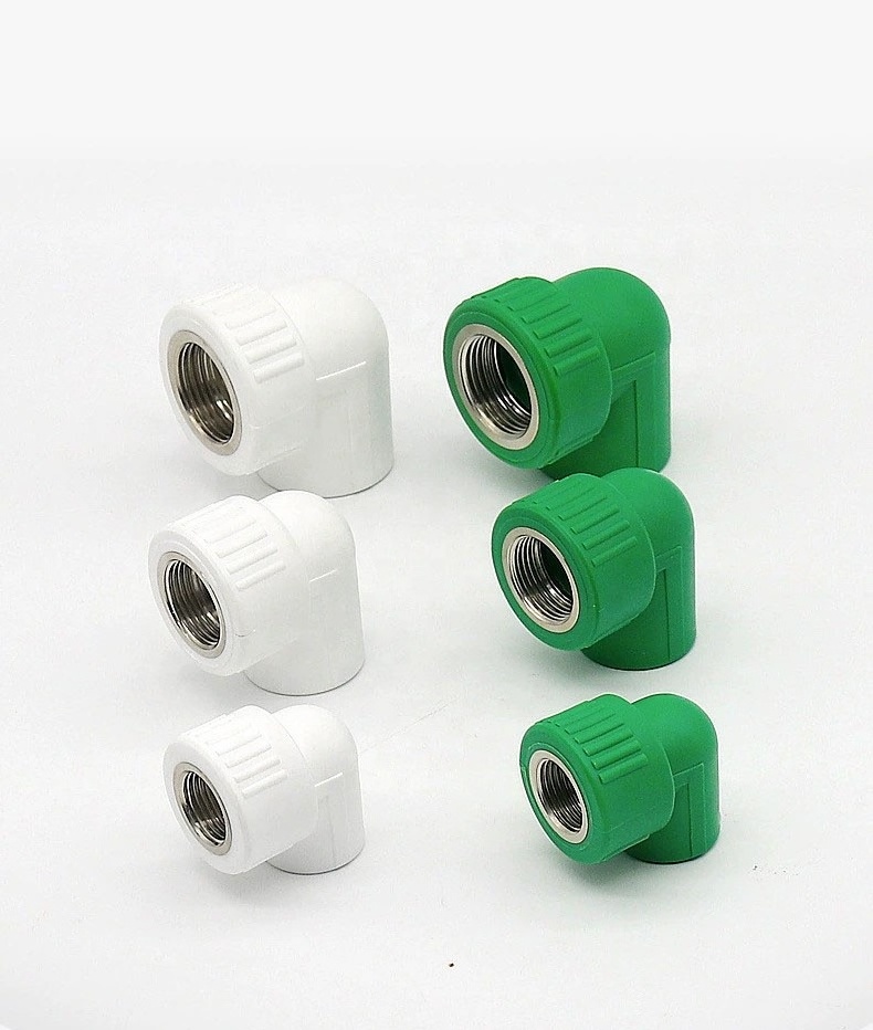 Plumbing PPR pipe and fitting ppr quick coupling connector male female thread union joint plastic ppr pipe fitting elbow tee