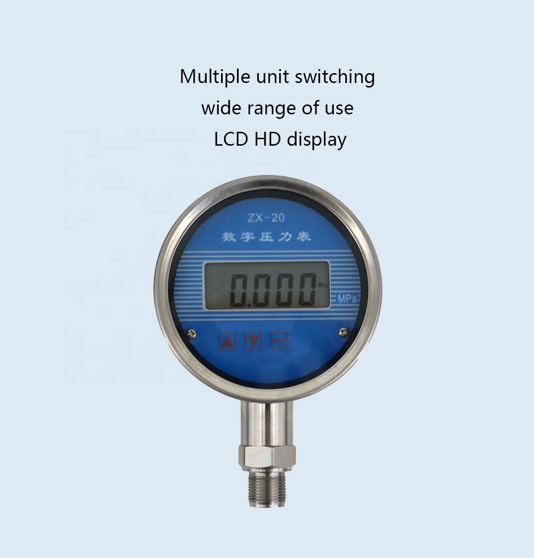 Customized portable intelligent digital pressure gauge digital precision manometer digital pressure gauge