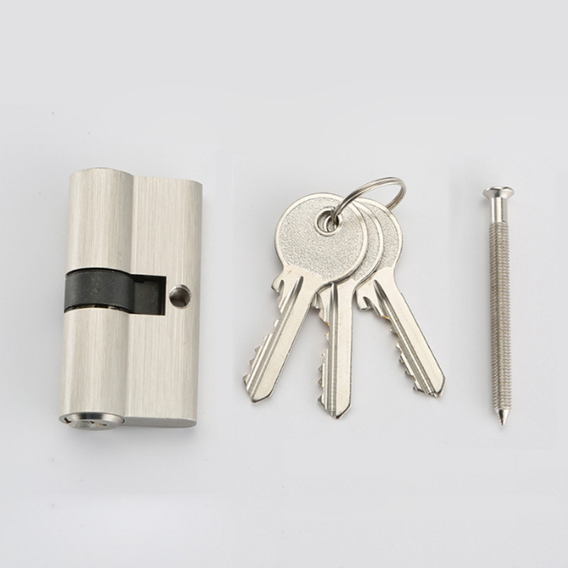 60mm/70mm security Euro Profile lock cylinder/ double side key operation cylinder/door lock cylinder with key