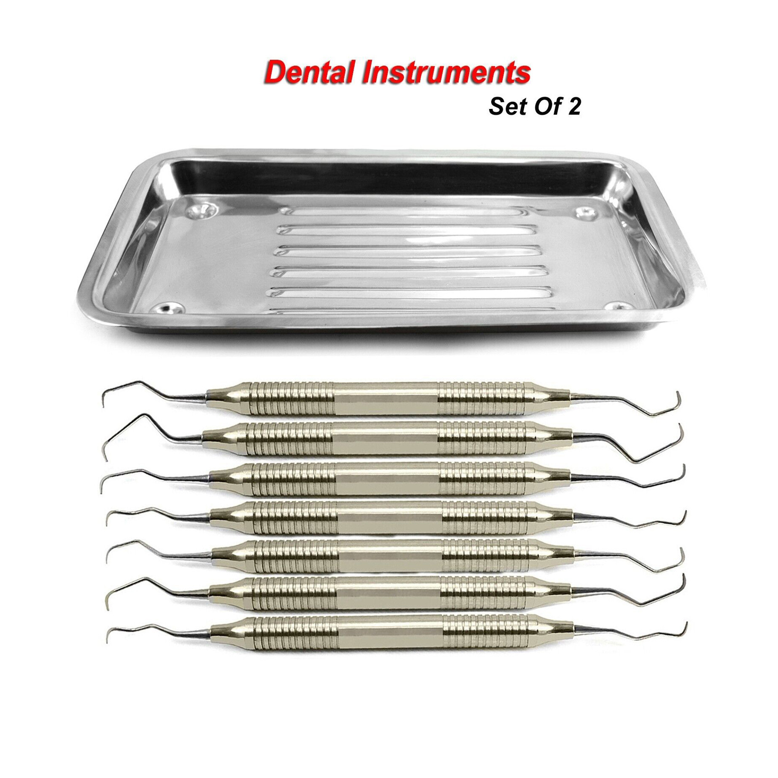 Dental Instruments Set up Scalers Gracey Curettes Periodontal Tooth Filling Tool BY EIZA INDS