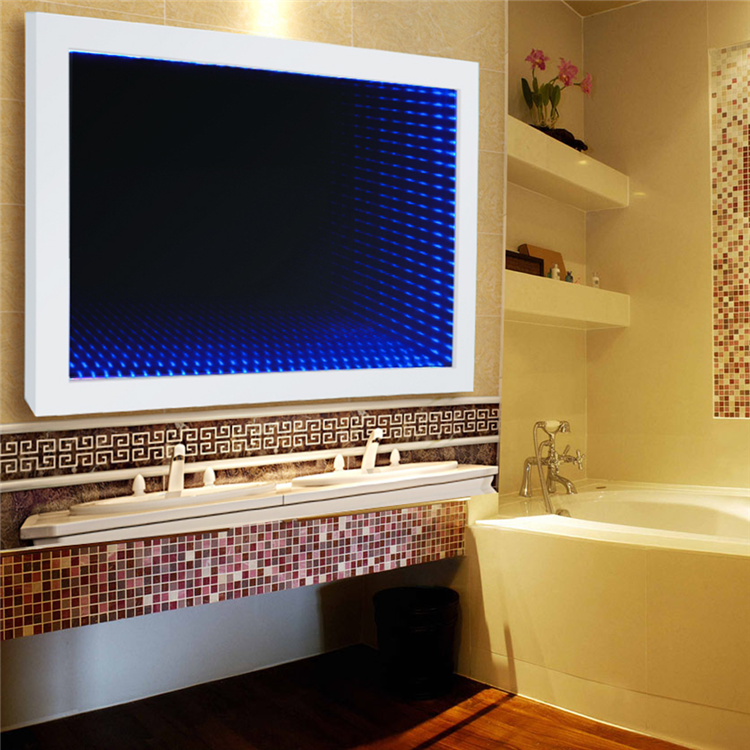 ETERNA LED 3D Decorative Lighting Infinity EU Design Backlit Tunnel Brightening Led Bathroom Mirror