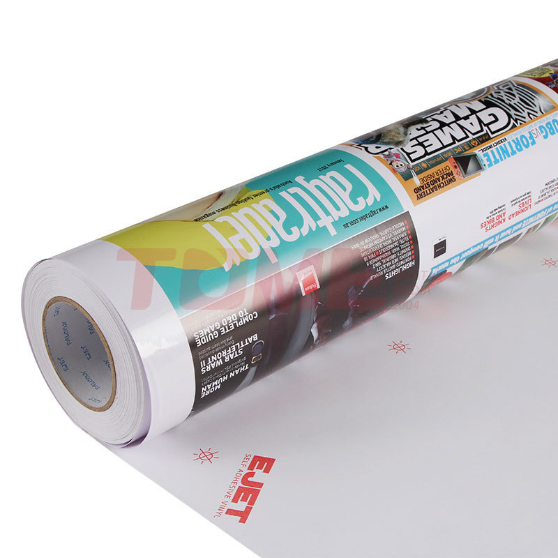 wholesale price high glosy vinel tome inkjet printer printable material Glossy matte sticker paper self adhesive vinyl