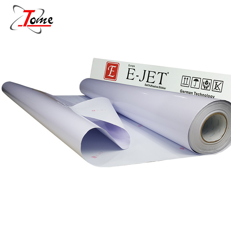 Outdoor PVC Eco Solvent Printing Glossy/Matte White Self Adhesive Vinyl, PVC Vinyl Roll