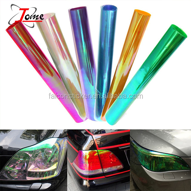 Removable Light decal Sticker Car Headlight Tint Vinyl Films 30cmx9m