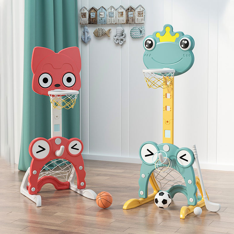 Custom Removable Children Plastic Mini Adjustable Toddler Indoor Kids Rack Portable Baby Ring Toy Stands Basketball Hoop