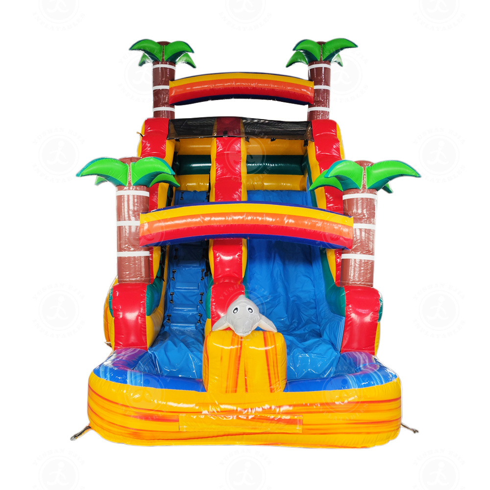 Inflatable Water Slide Bounce House Water Slide For Swimming Pool Water Play Equipment Slides