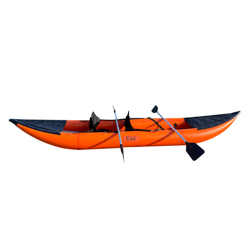 Customized tandem kayak boat Cheap price Fishing Kayak Drop Stitch and PVC material sit on top kayak