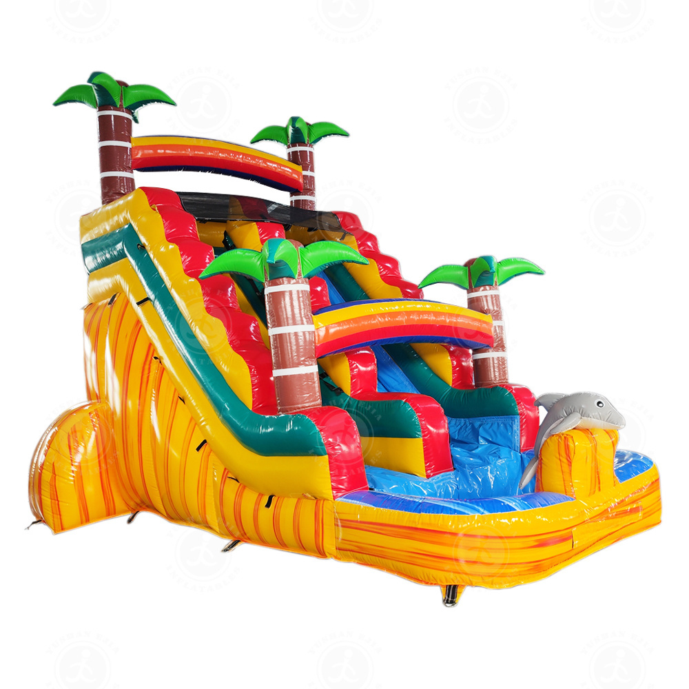 2024 new factory customizable bouncing, fun party commercial amusement park children's inflatable water slide